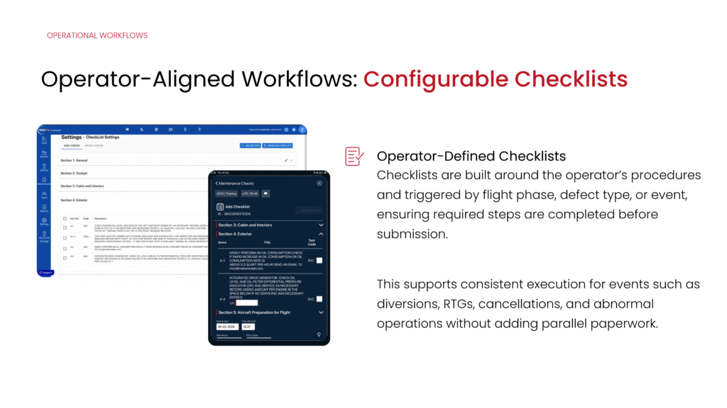 eTechlog configurable workflows