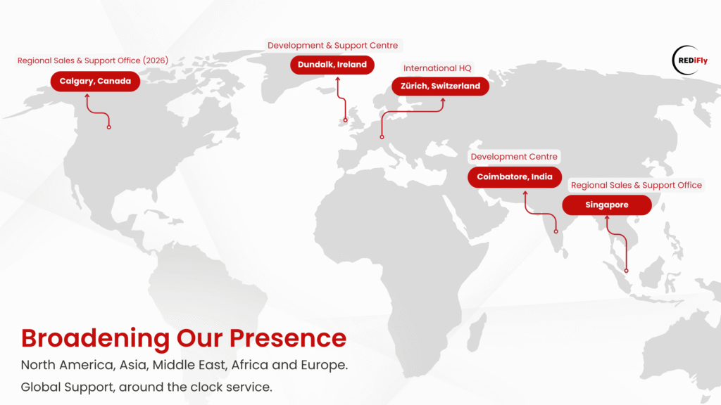 Map of REDiFly Offices